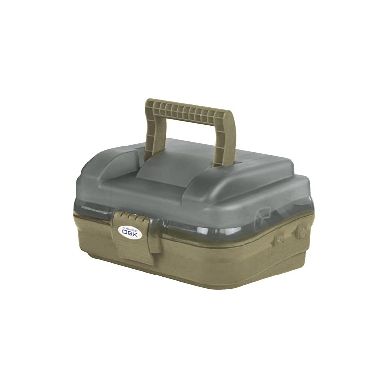 Osaka Fishing Equipment (OGK) Small Tackle Box Single Tier Smoke/Light