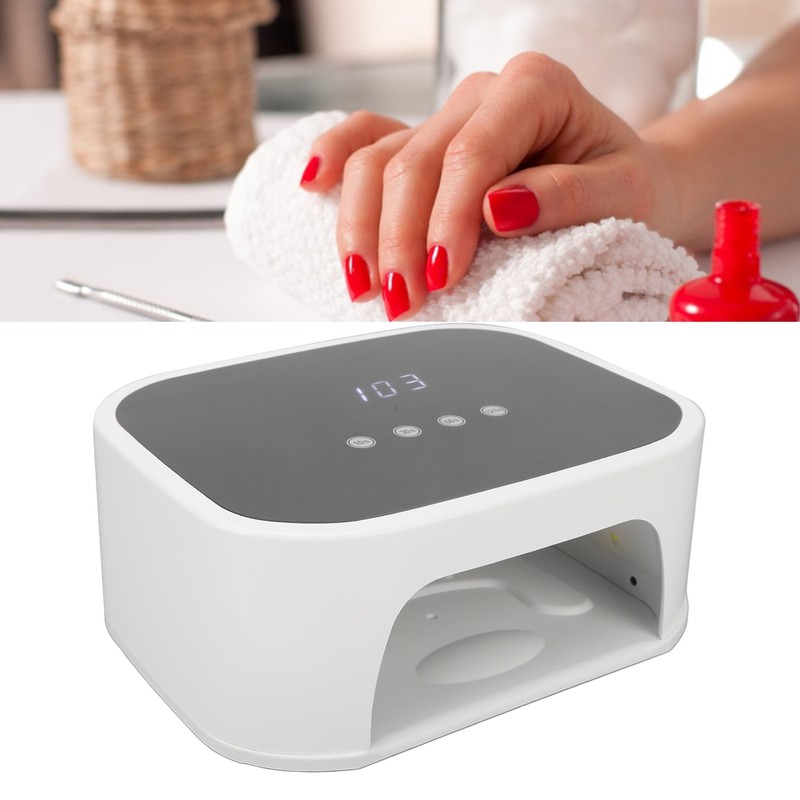 Nail Lamp 168W Large Screen Digital Display 42pcs Light Chips