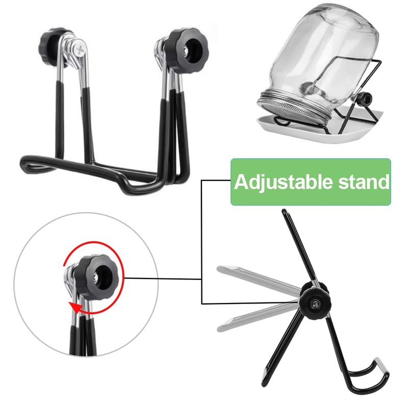 Lulonpon 4 Pieces Sprouting Lids, 304 Stainless Steel Screen Sprout