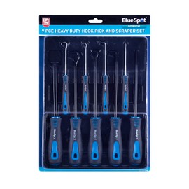 Blue Spot Tools 07959 9PCE Heavy Duty Hook Pick and Scraper Set