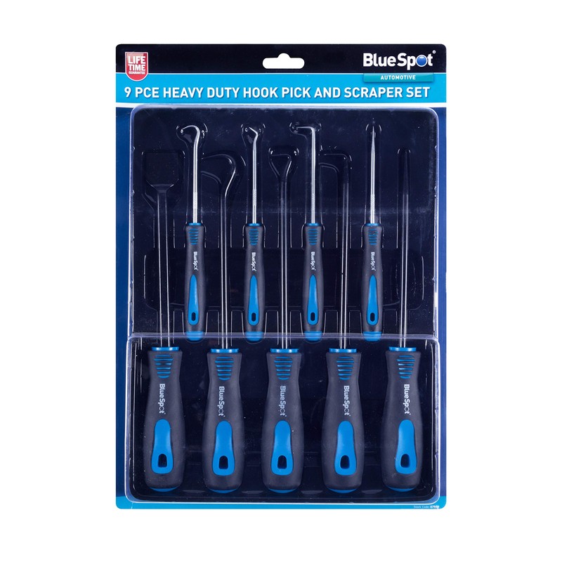 Blue Spot Tools 07959 9PCE Heavy Duty Hook Pick and