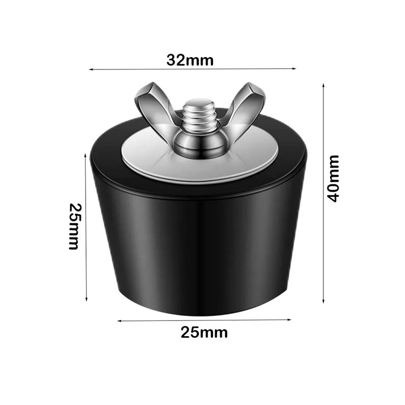 4 Pack 45mm Rubber Pool Winterizing Expansion Plugs with Stainless