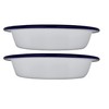 Large Yorkshire Pudding Baking Tin Set - 2x Individual Yorkie