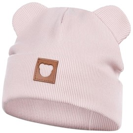 Smarilla Hat Transition Hat Boys Girls Autumn Hat Spring Hat Beanie Ears Ribbed, lightpink