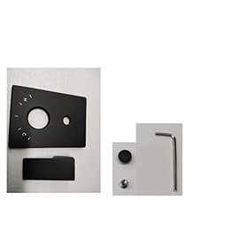 KES Shower Handle and Cover for Two and Three Function Shower System Matte Black, XB-PH-BK