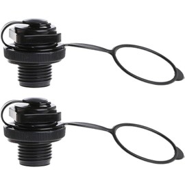 2Pcs Inflatable Boat Air Valve Replacement，0ne-Way Inflatable Boat Replacement Caps Boat Spiral Air Plugs for Rubber Dinghy Raft Kayak Pool Boat Airbeds(22mm)