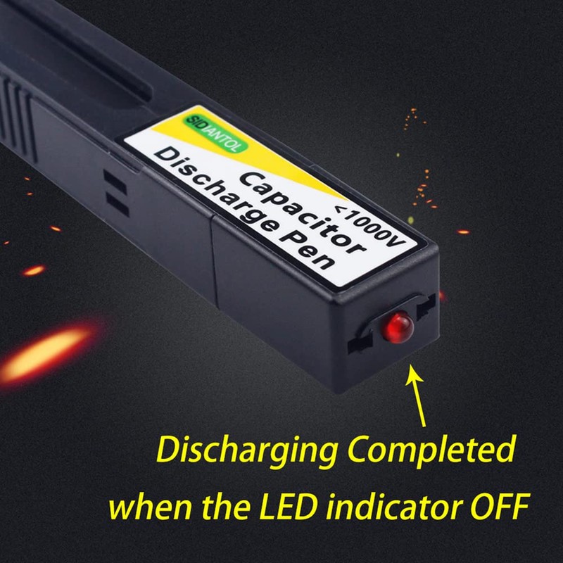 1000V Portable Capacitor Discharge Pen High Voltage Quick Discharging Tool