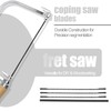A Set Coping Saw Blades Precision Woodworking Saws for Wood