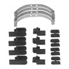 ZAWELIYO RC Car Leaf Spring Set, RC Leaf Spring Mount,