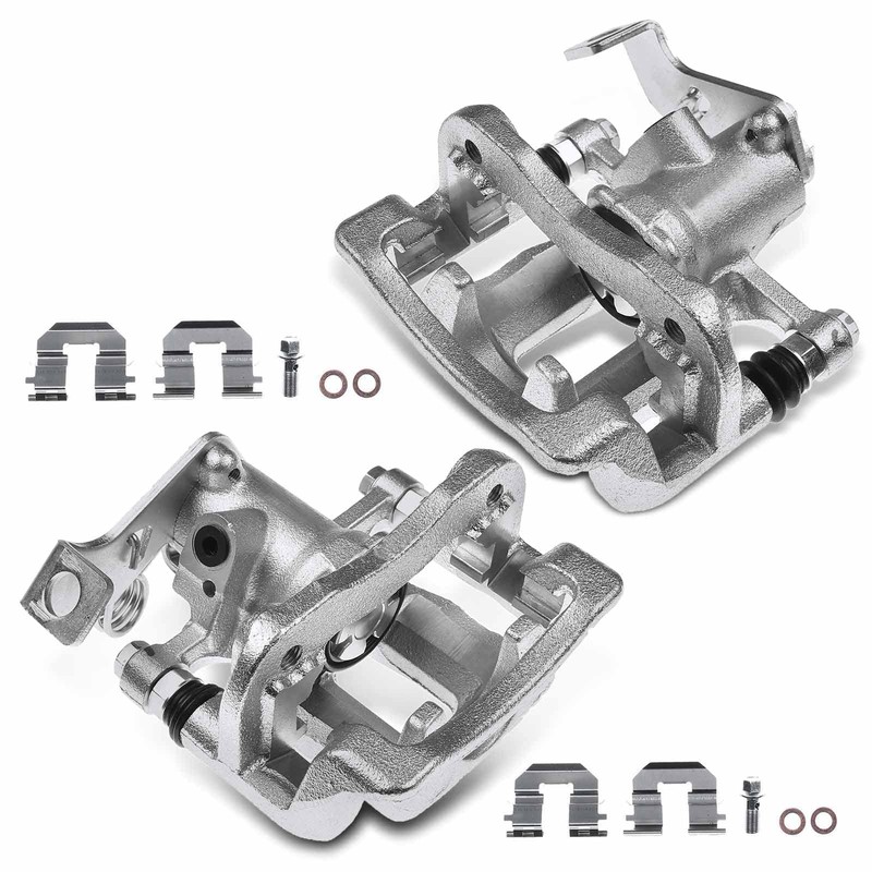 A-Premium Disc Brake Caliper Assembly with Bracket Compatible with Select