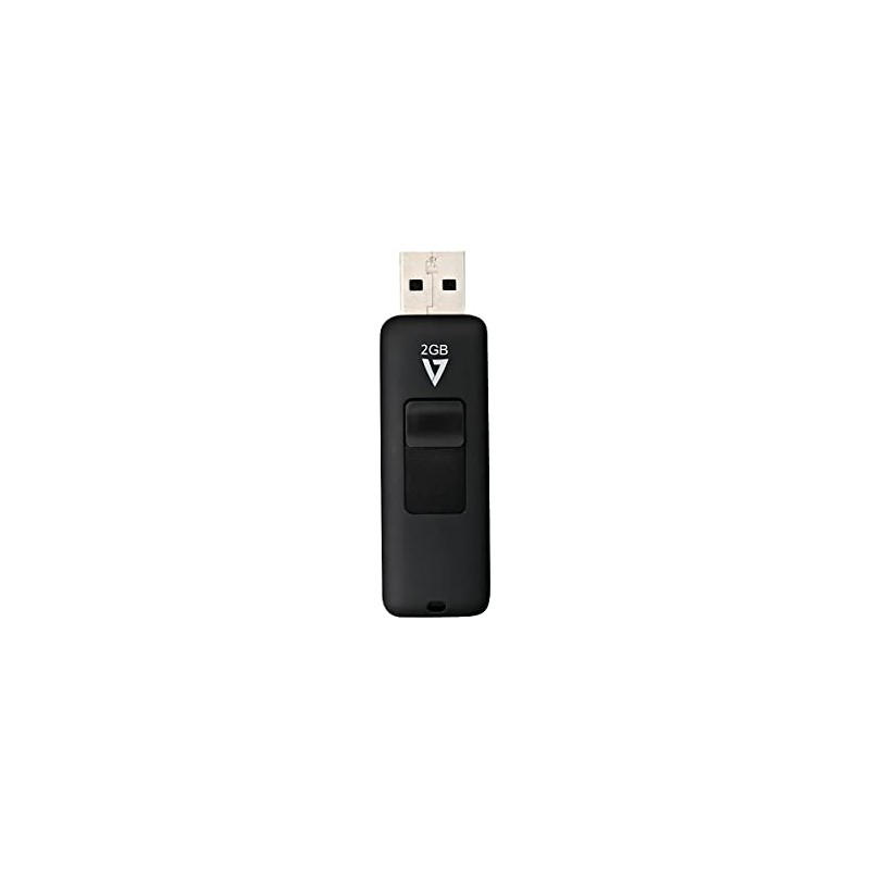 V7 2GB USB 2.0 Flash Drive with Retractable USB Connector