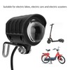 Electric Scooter Headlight Bright LED Inbuilt Horn Waterproof Easy Installation