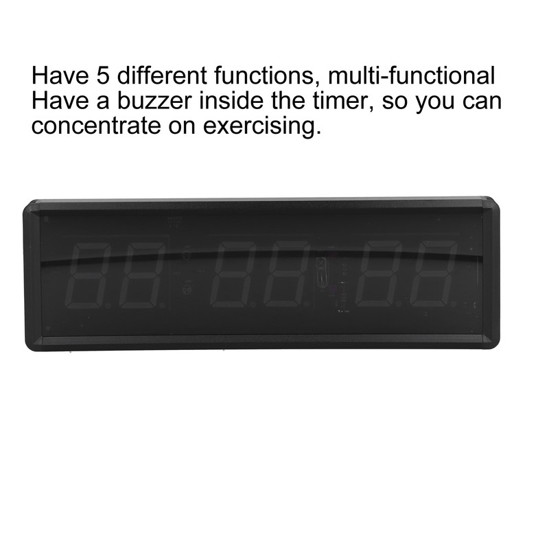 LED Interval Timer Gym Workout Count Down/Up Clock Stopwatch for