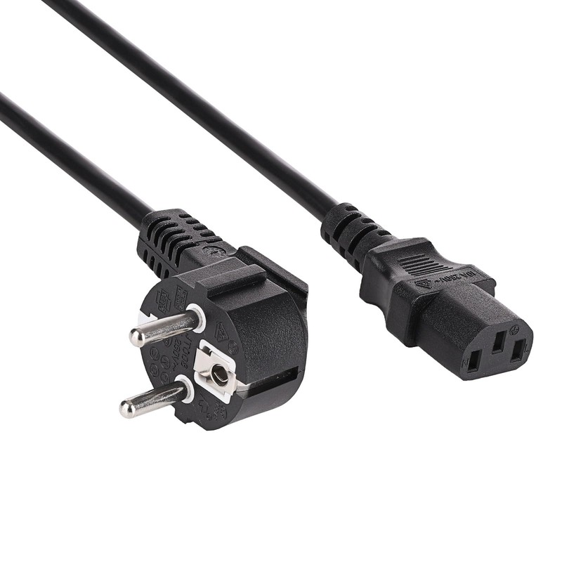 Akyga AK-PC-08C Power Cable for PC Monitor Printer Projector TV