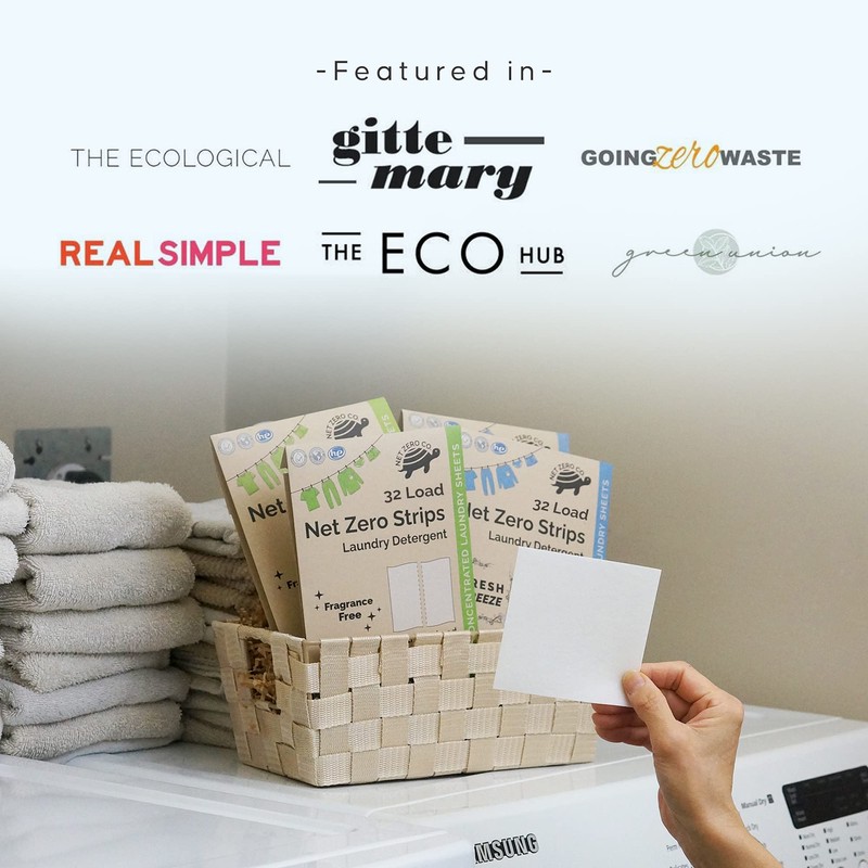 Net Zero Co. - Net Zero Strips, Laundry Detergent Strips,