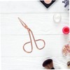 ORFOFE Eyebrow Tweezers Set Stainless Steel Scissor Handle Lash Curler