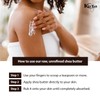 Kuza 100% Pure African Shea Butter with Borututu, White Creamy