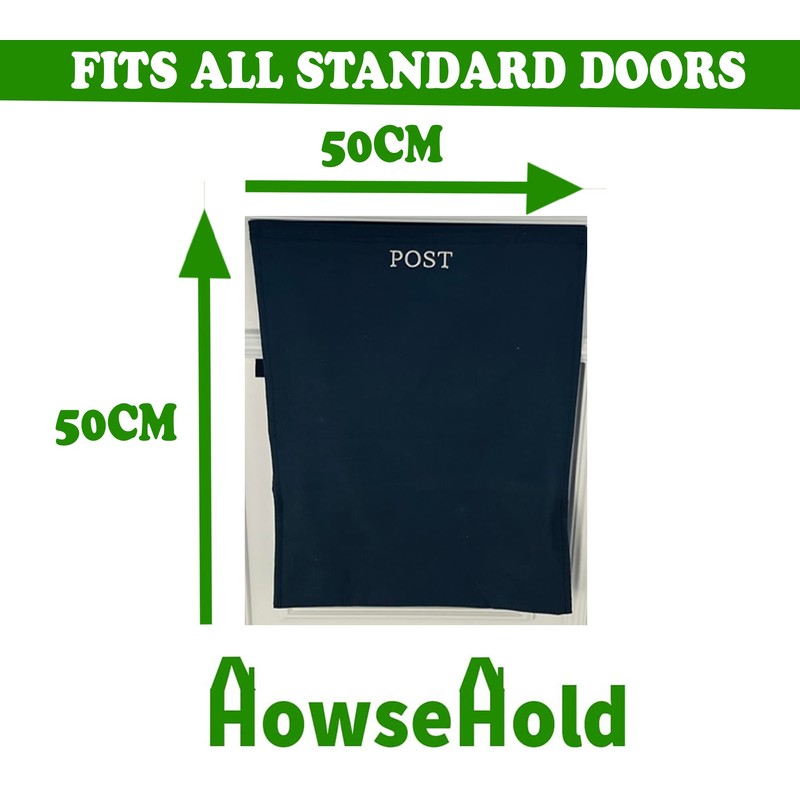 Post Catcher Bag for Mail Slots, Letter Boxes [Grey] No