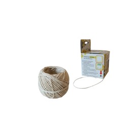 Today Eco - Pure Linen Kitchen Twine - Natural Food Twine Ideal for Tying Roasts and Culinary Preparations - Made in Italy - 60 Metres