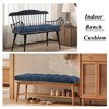 FlyGulls Bench Cushion for Indoor Furniture 46.5 x 19 inch