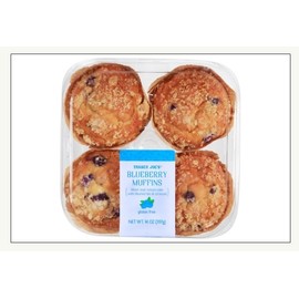 Trader Joe's Blueberry Muffins -GLUTEN FREE - 4 count