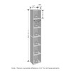 Furinno Luder 6-Tier Multipurpose Clothing & Closet Storage Organizer Shelf,