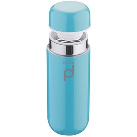 Grunwerg HCF-200B Vacuum Insulated Drinkpod Capsule Flask, Stainless Steel, Blue, 200ml
