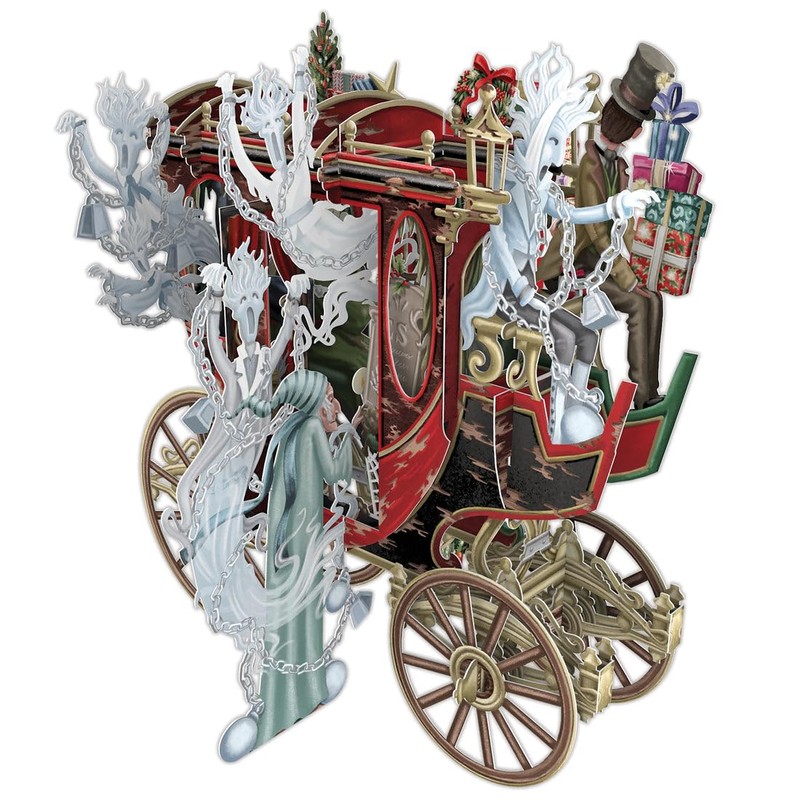 PAPER D'ART - CHRISTMAS CAROL - 3D CHRISTMAS CARD