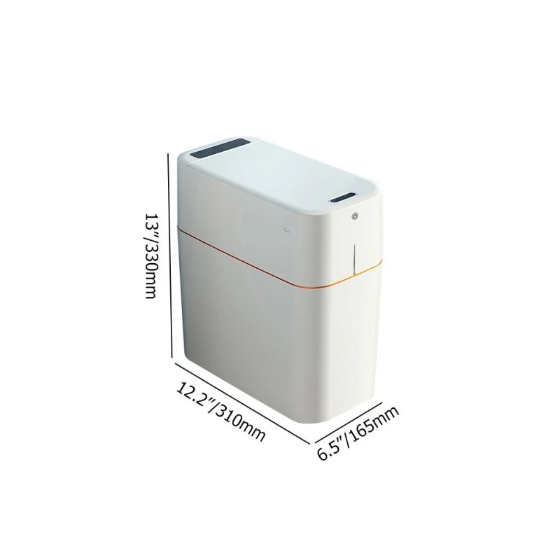 Dusky Shark Smart Touchless Trash Can – Auto Packing, Sensor,