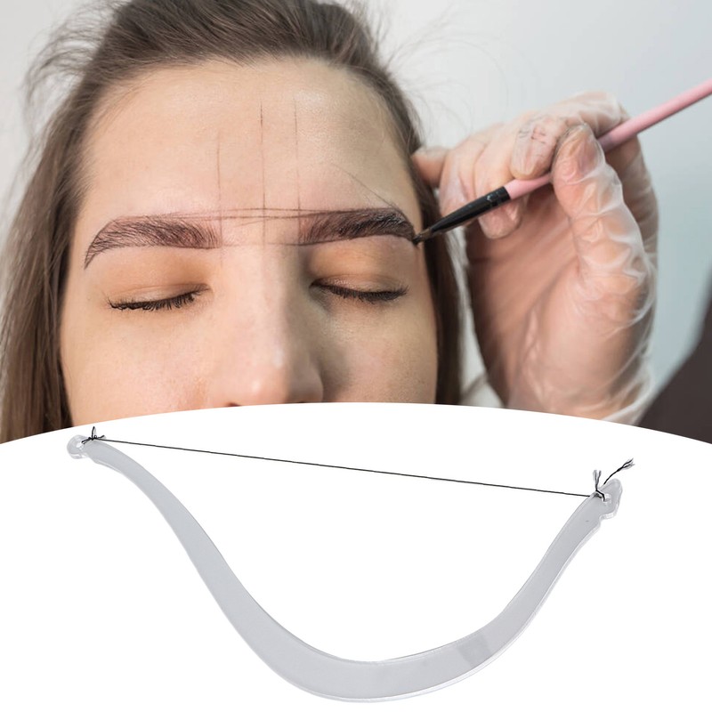 Microblading Kit Novice Eyebrow Line Marker Ruler Eyebrow Pencil Sharpener