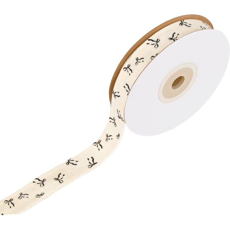 10 Yards Bow Ribbon for Crafting Sewing,3/5 Inch Cotton Ribbons