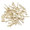 CXINCFBFUSH Golf Tees Bamboo Tees 42mm Short Tees - Approximately