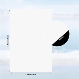 15PCS Sublimation Metal Blank 8x12 Sublimation Sign Blanks Square White Metal Sign Blanks Sublimation Aluminum Signs Heat Transfer Blank Metal Sign Sublimation Metal Photo Blanks