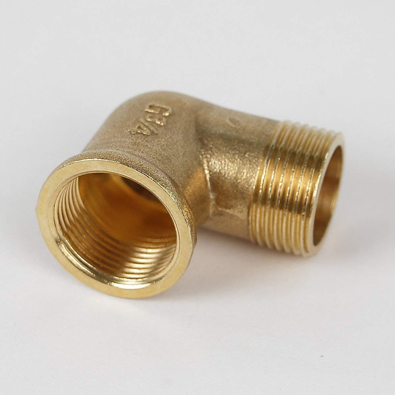 Thread in L Shape AG Female Fitting Double Nipple Sleeve
