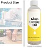 2PCS Glass Cutting Oil 4 Ounces, Suitable for All Glass