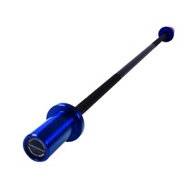 E.T.ENERGIC Kids Barbell 5LB Mini Barbell Bar 4ft for Beginner Women & Kids Weighted Bar, Compatible with 2-Inch Weight Plates, for Strength Training Gym Weight Lifting, Blue&black