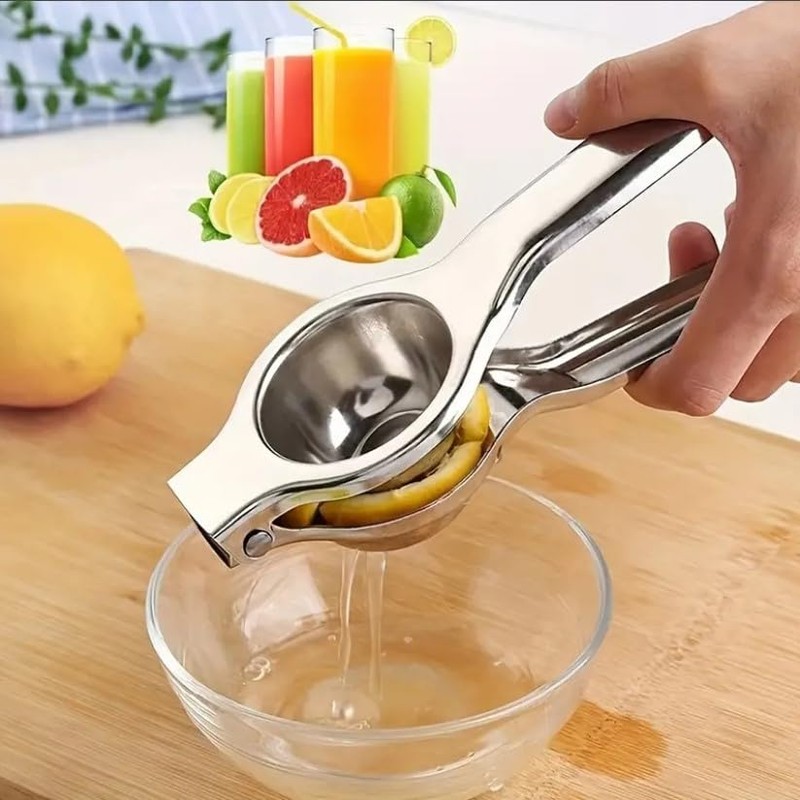 Manual Citrus Juicer, Stainless Steel Lemon Squeezer, Heavy Duty Hand