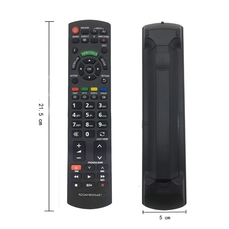 Replacement panasonic tv remote control N2QAYB000487 for panasonic remote control