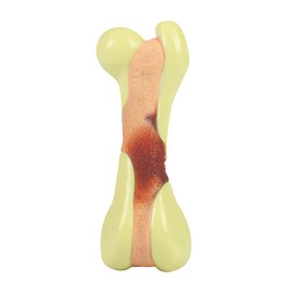 Tikaton Dog Chew Toys for Aggressive Chewers, Peanut Butter Flavor Durable Dog Teething Chew Toys Bones for Large/Medium/Small Puppies