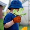 Hocoi Moa Kids Leather Work Gloves for Toddlers Age 5-7