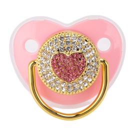 Heart Shape Baby Pacifier,Nfant Dummy Soother Soft Baby Nipple for Infant ()