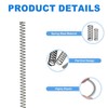 sourcing map 2Pcs Compression Spring, 2mm OD, 0.3mm Wire Size,