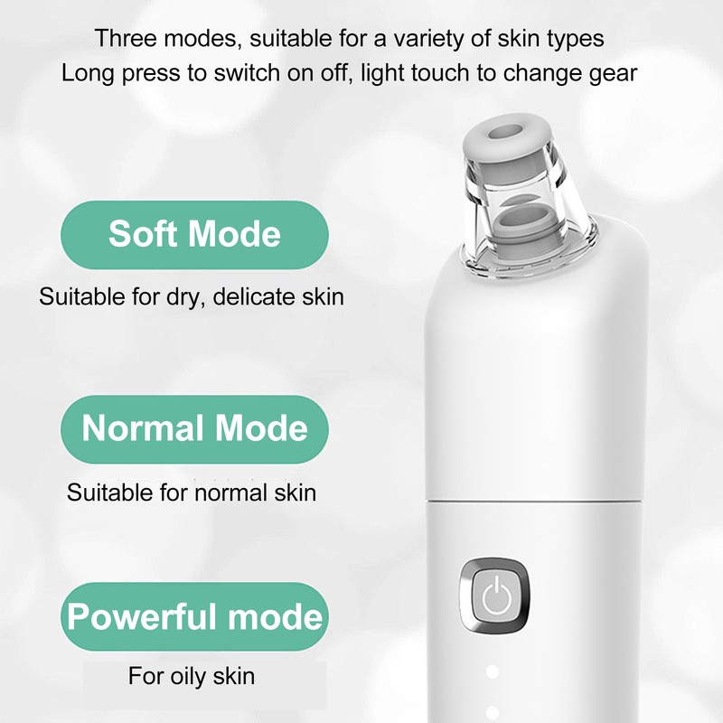 Blackhead Remover Pore Vacuum 3 Suction Power Deep Cleansing Electric