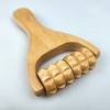 Portable wooden massager protruding manual massager roller 8ea