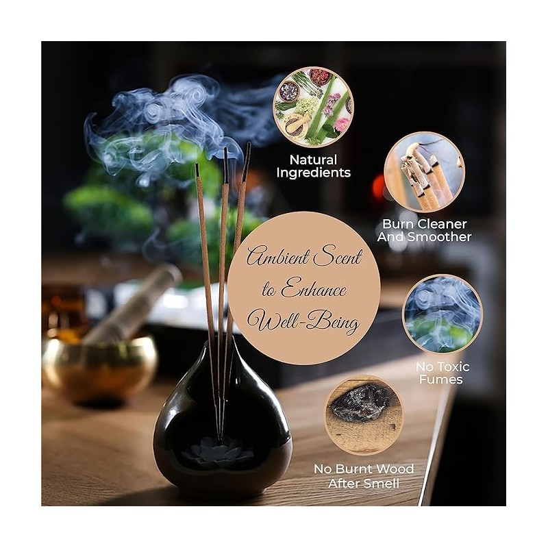 Satya Nag Champa Blessings 100% Natural Incense Sticks | 12