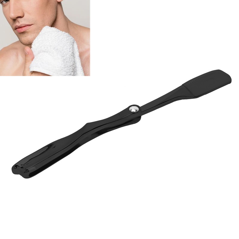 Professional Foldable Straight Edge Razor Barber Men's Shaving Razor Plating