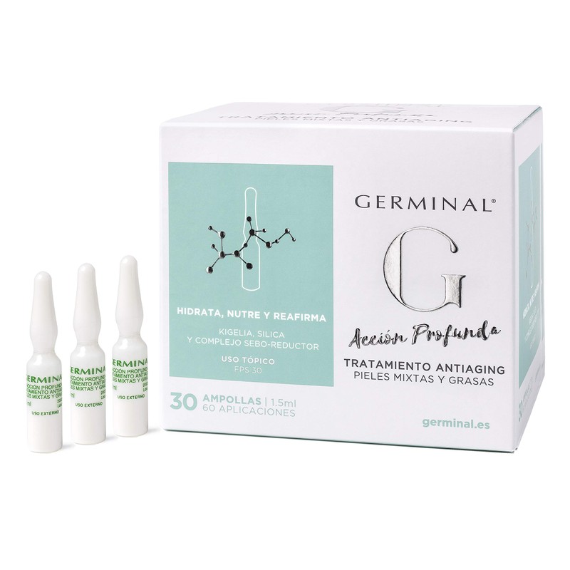 ACCIÓN PROFUNDA Anti-Ageing Games Mixtas y Grassas Ampollas 30 x