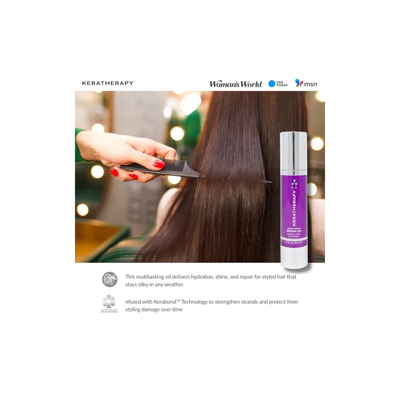 KERATHERAPY Keratin Infused Argan Oil, 1.7 Oz
