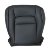 NLQR Driver Side Bottom Microfiber Leather Seat Cover Black Compatible