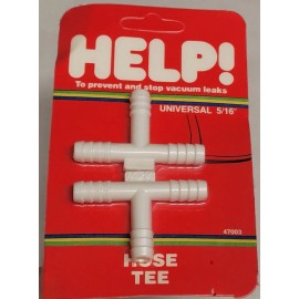 Dorman Help 2 Pack 5/16" x 5/16" x 5/16" Vacuum Hose Tee(s) Barbed 3-Way T Splitter